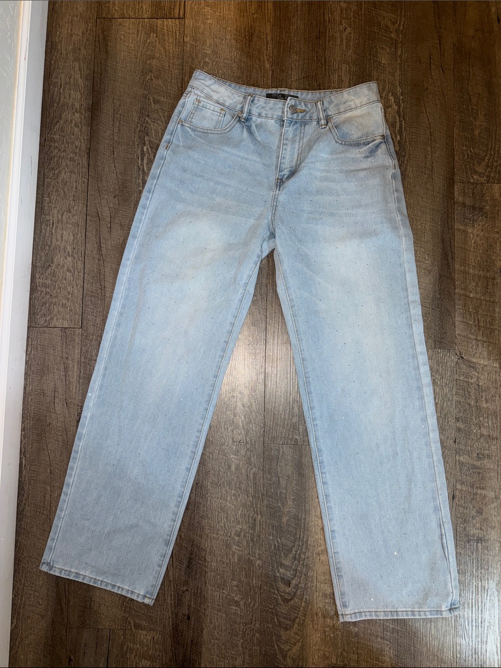 Juniors Bedazzled Jeans